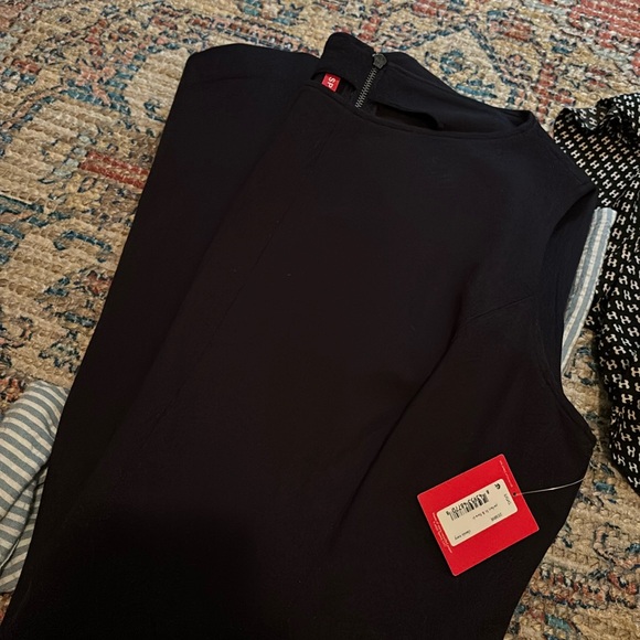 NWT Spanx Perfect Fit and Flare Dress in Navy - Picture 2 of 4